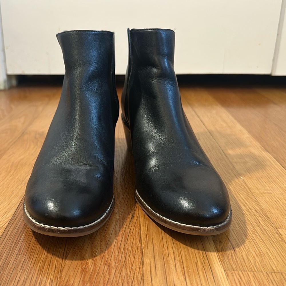 Cole Haan Abbot Ankle Bootie Women Black Leather Size 8